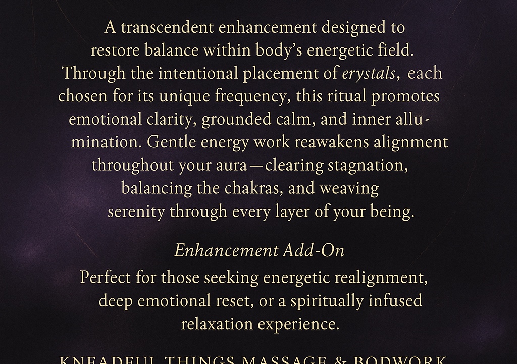 Auric Alignment ™ ~ Crystal healing