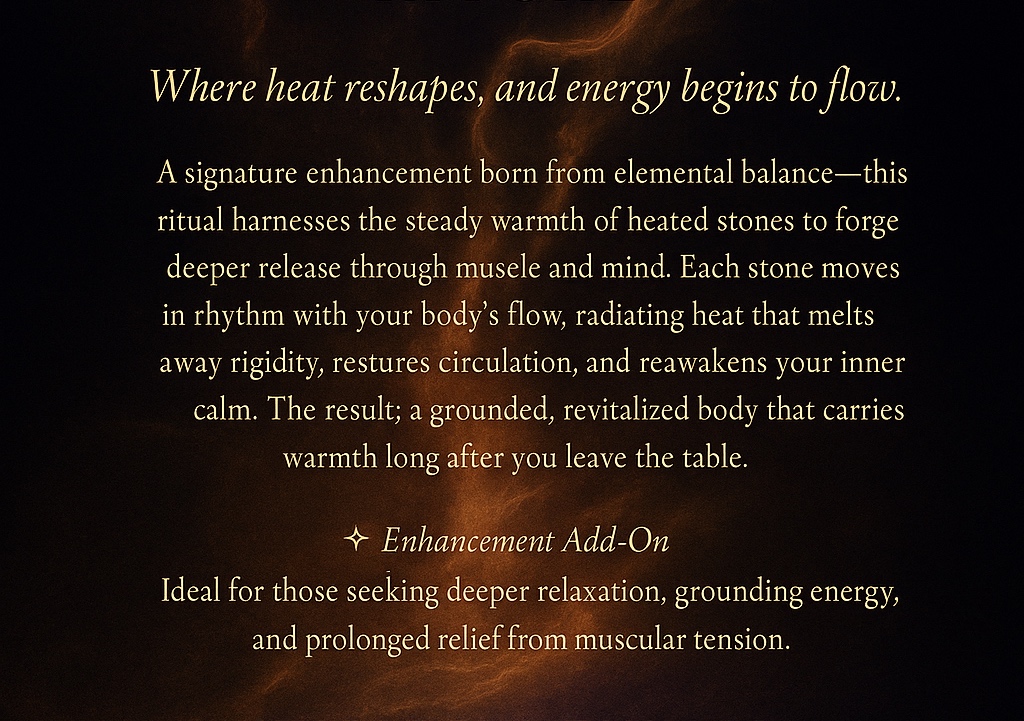 Forge & Flow ™ ~ Heated Stones