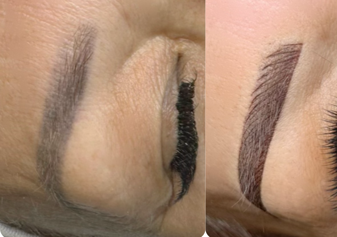 Microblading/ Microshading (under one years same artist) 