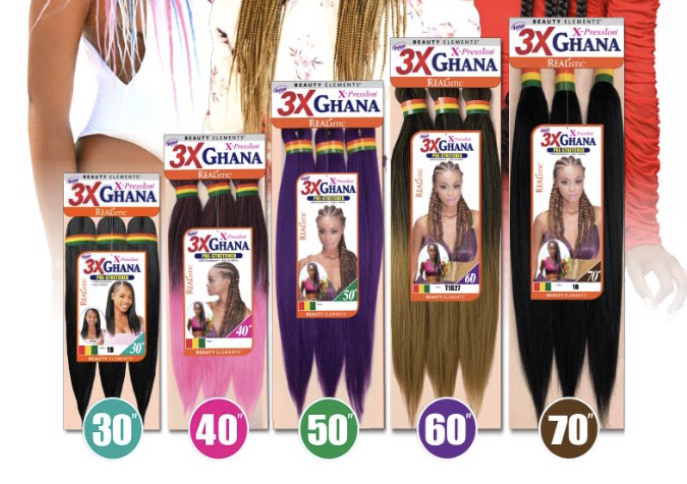 3 packs of 3x ghana 40”
