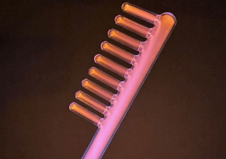 High frequency hair wand treatment 