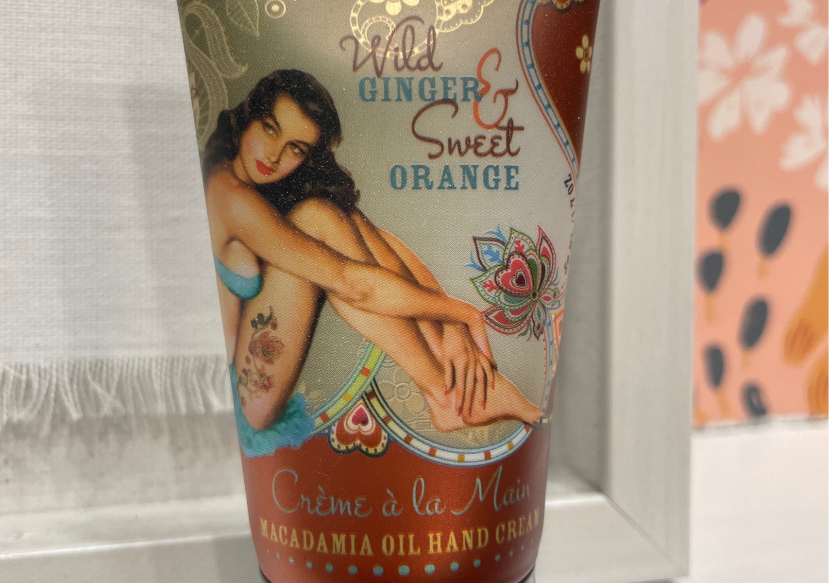 Wild ginger & sweet orange mini hand cream