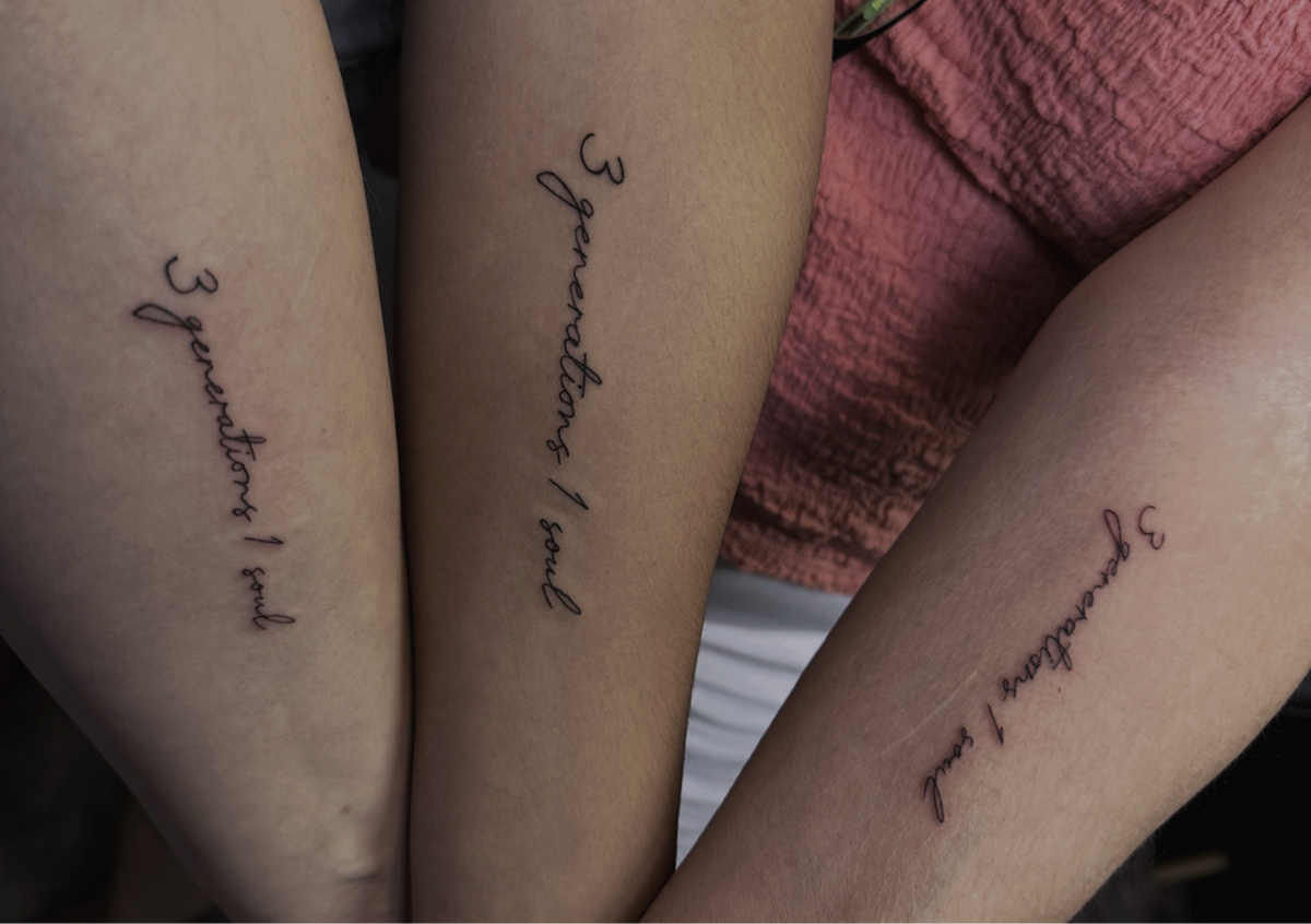 Script tattoos 