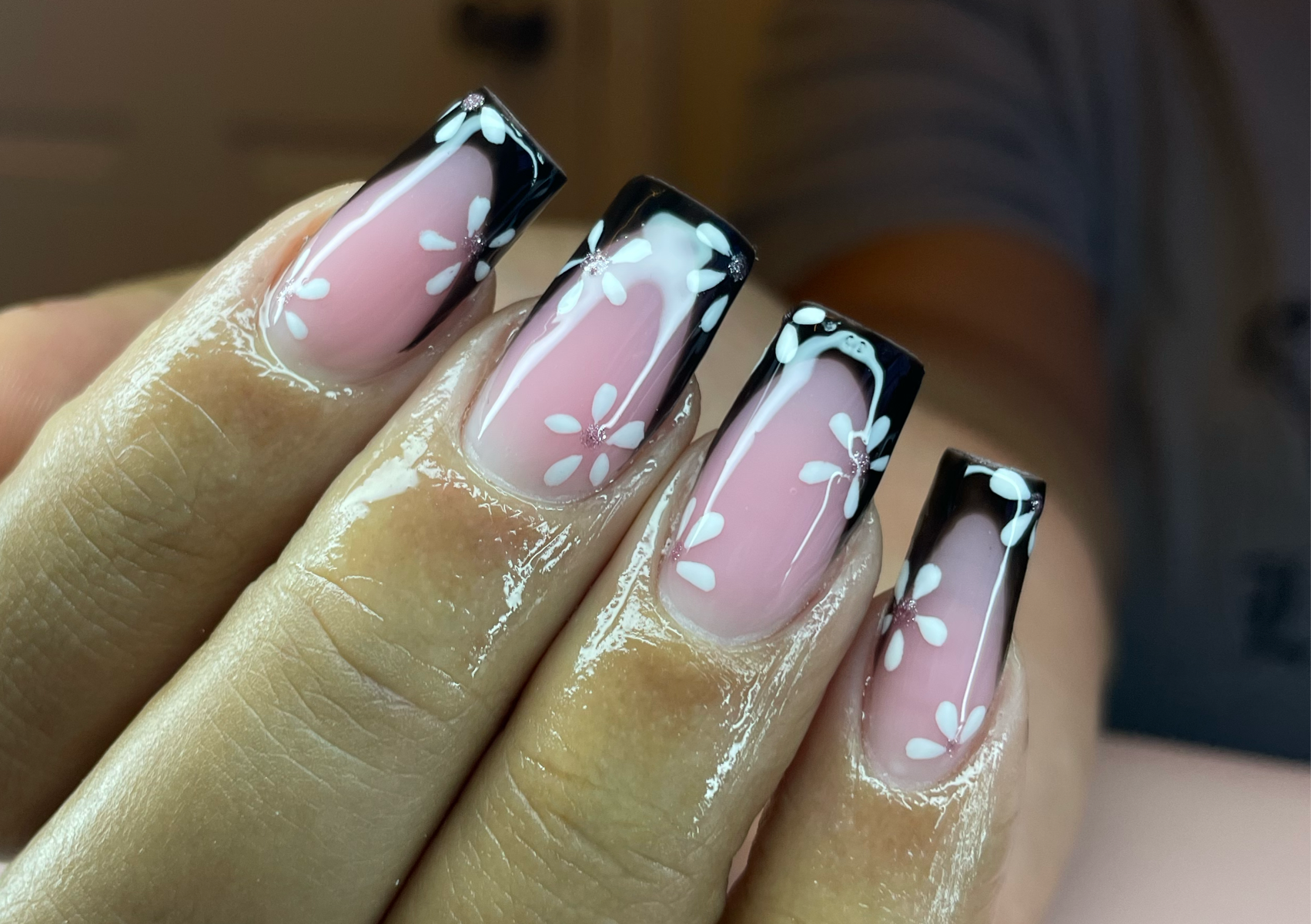 Short Hard gel extensions 