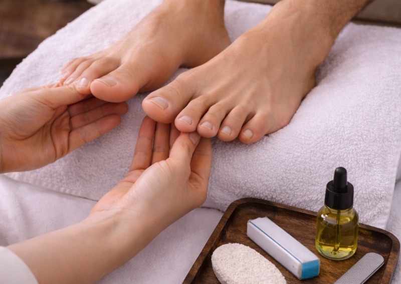 Executive Deluxe Pedi 👨🏽🦶🏼🫧🧼