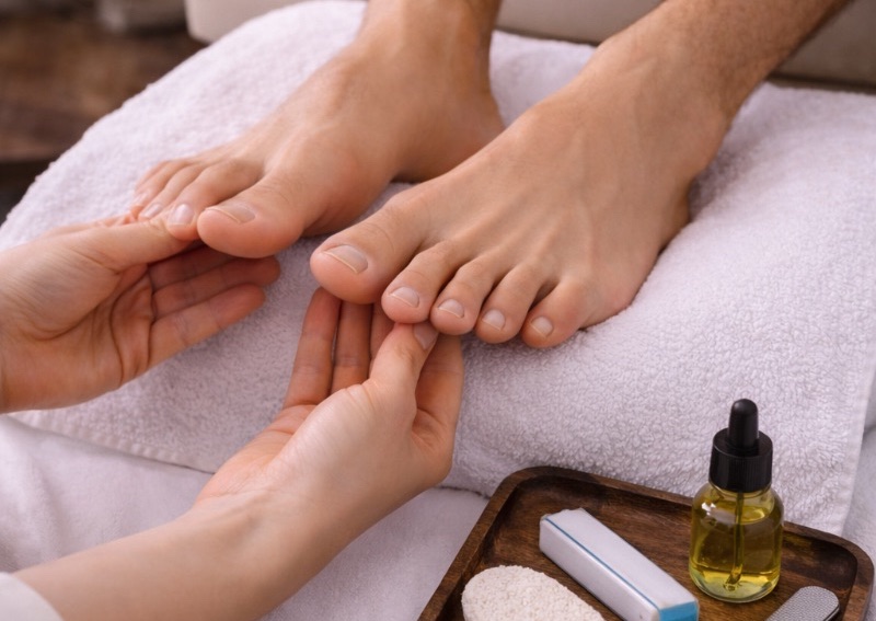 Clean and Classic Pedi 👨🏽 🫧🧼🦶🏼