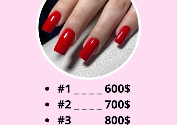 Postura uñas acrilico normal