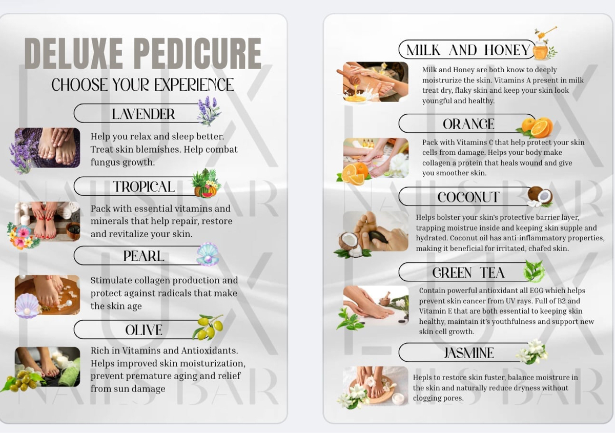 Deluxe Pedicure (Normal Polish)