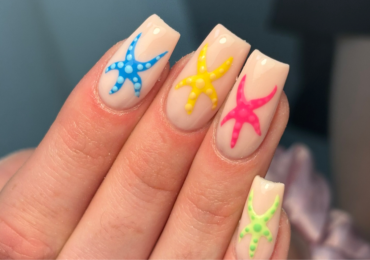 Gel Extensions, French tips/Nail art