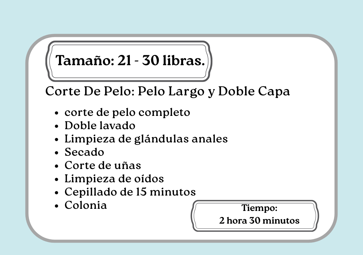 Corte De Pelo: Pelo Largo y Doble Capa 21-30 libras