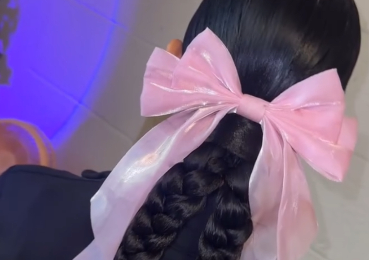 Braided ponytail