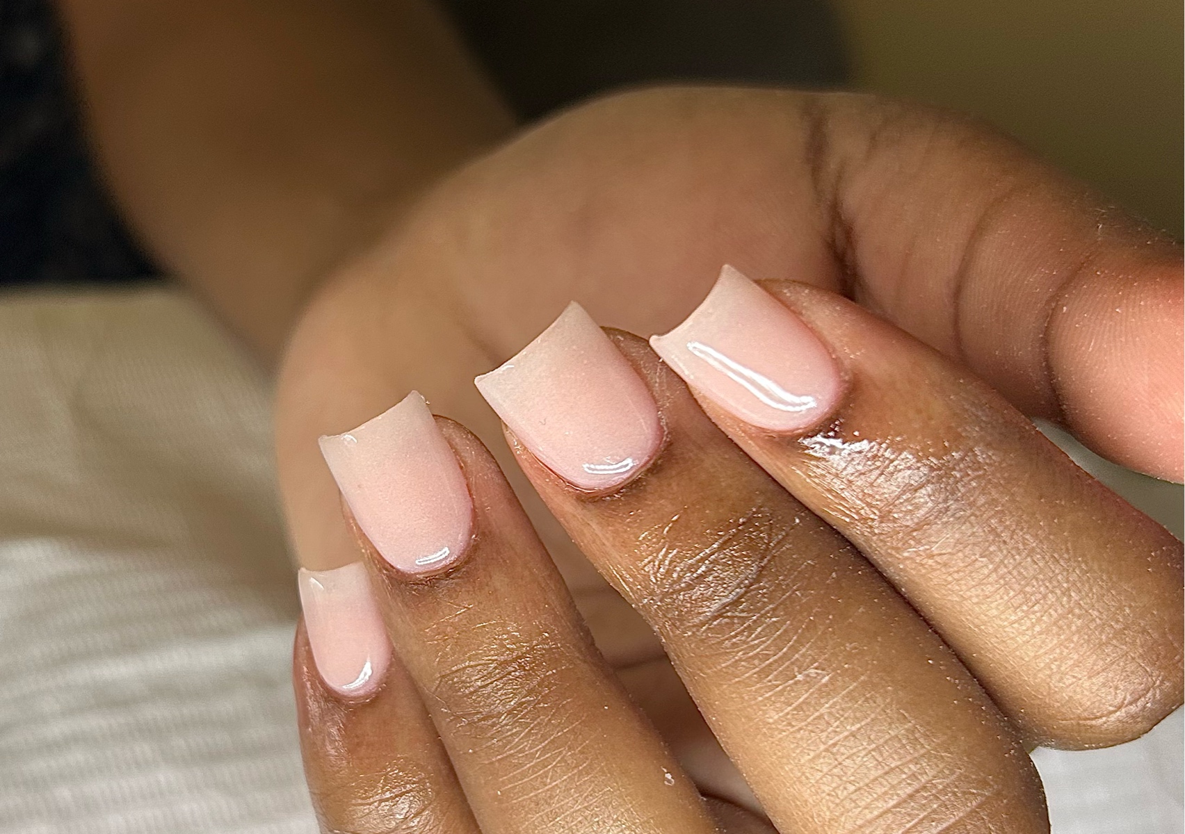 Plain Acrylic Manicure Short From 0-3 Magnets