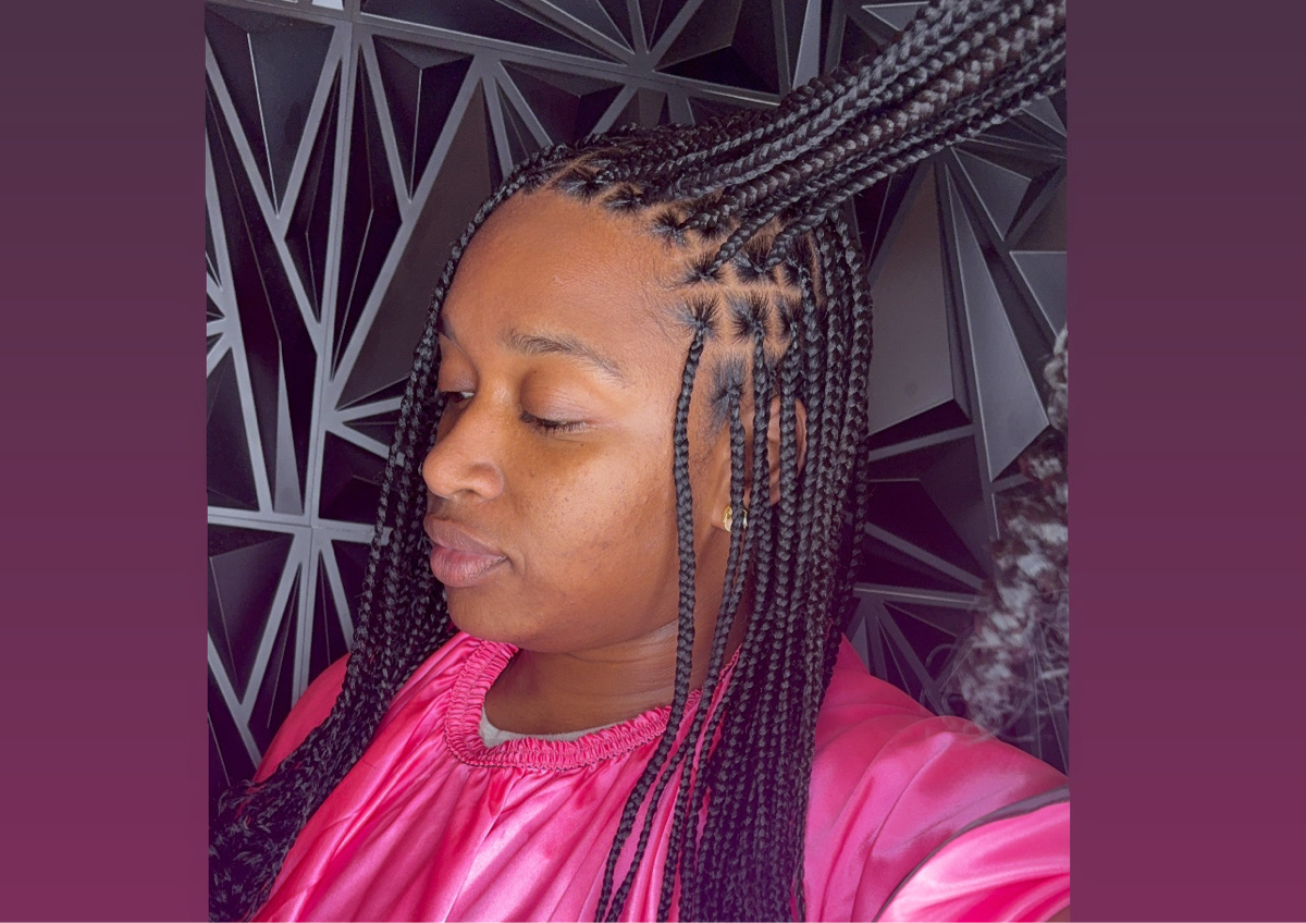 Small Knotless Braids 