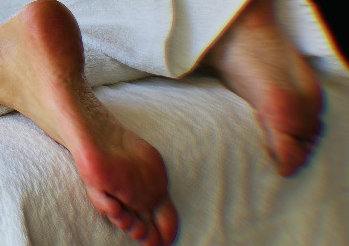 Reflexology foot massage 