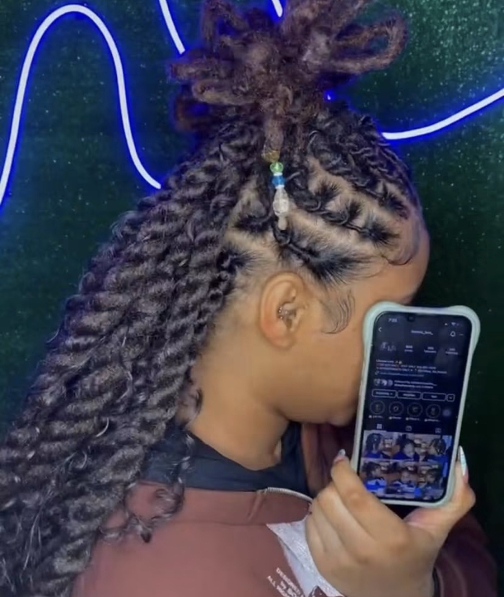 Boho Passion twist (Mid back) 