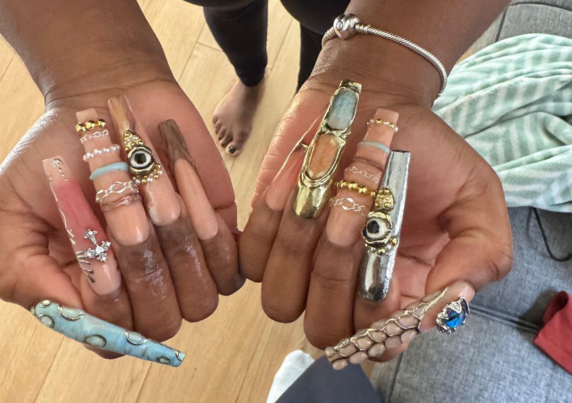 LONG Custom press on nails