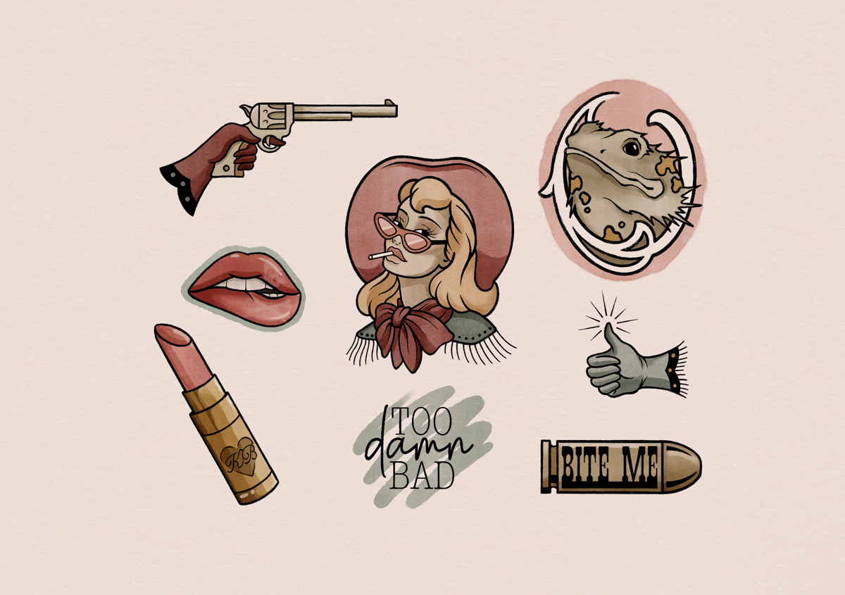 Kissin Kate Mini Print