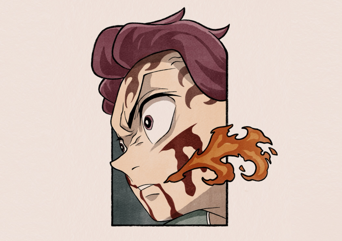 Tanjiro Mini Print