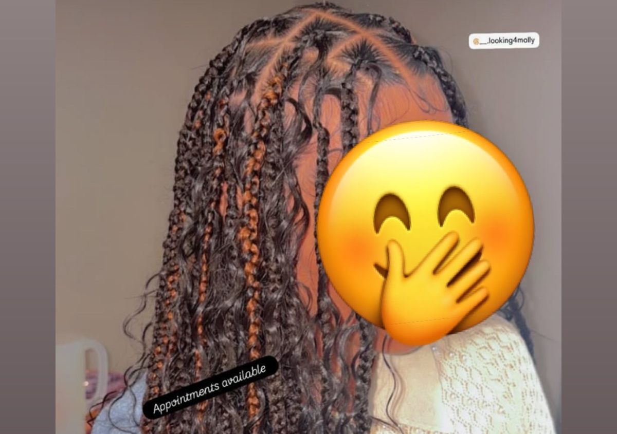 Large Boho box braids