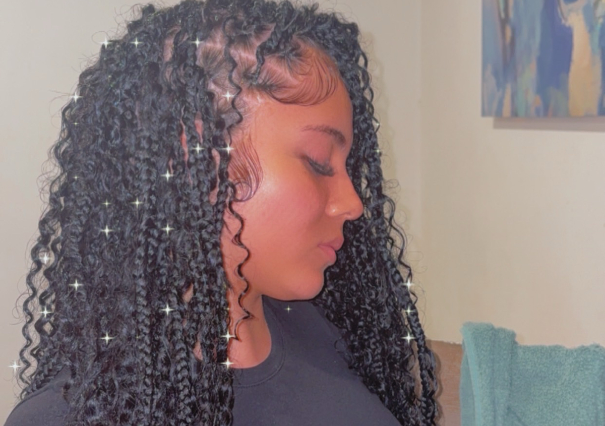 Boho small Knotless braids