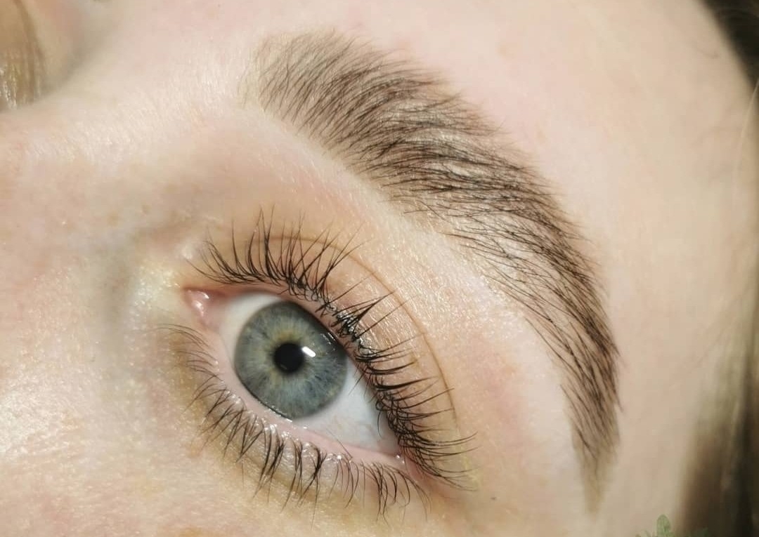 Brow Lamination, Lash lift with tint