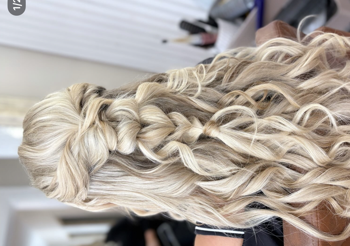 Curled & stylied 