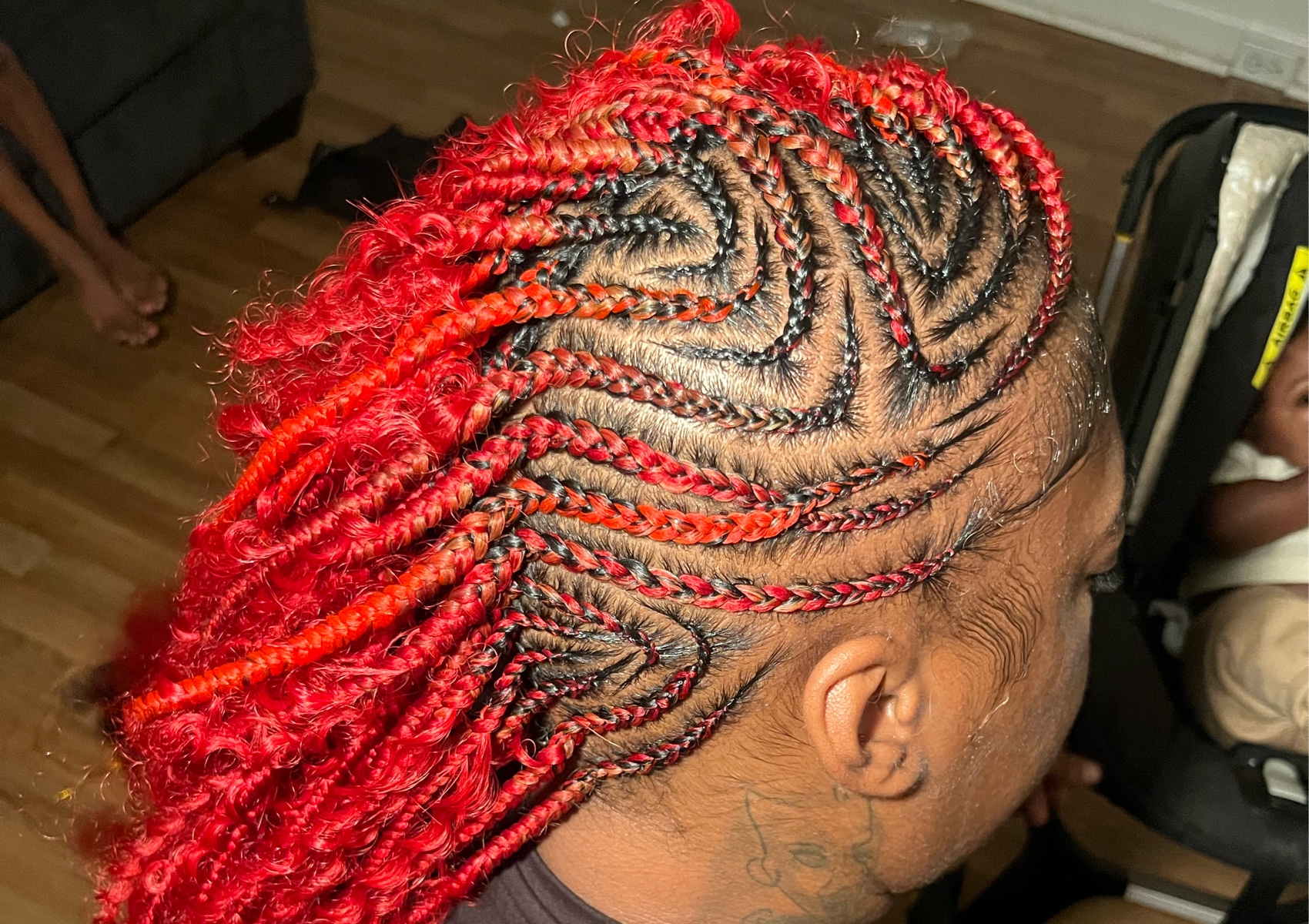 Braided Boho Mohawk