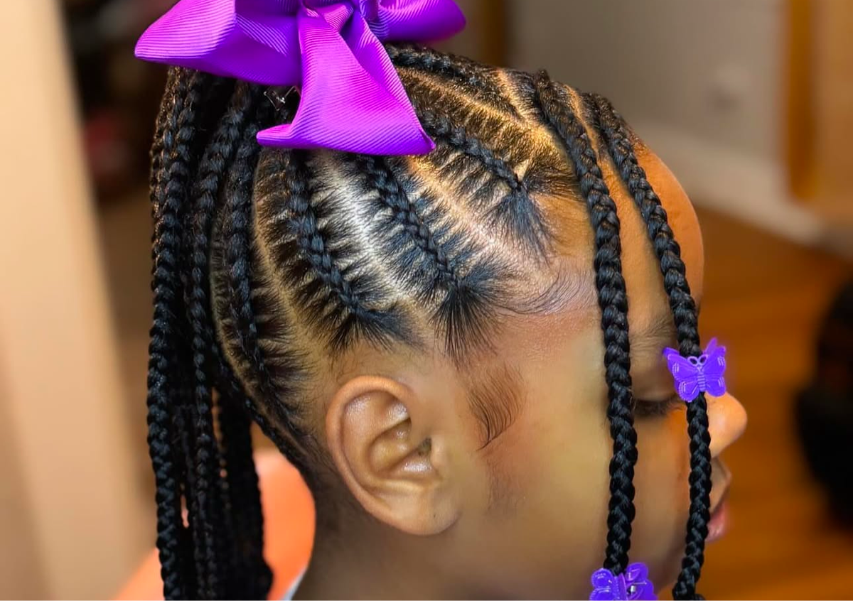 Medium braided ponytail 